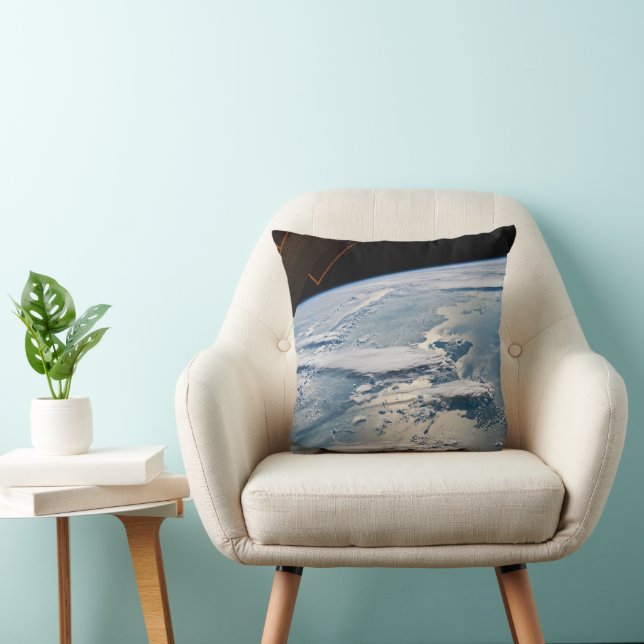 Cloudscapes Around Sumatra, Indonesia. Throw Pillow (Chair)