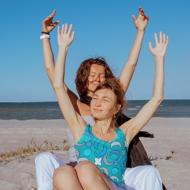 Cloudy Blue Moon Tank Top (Creator Uploaded)