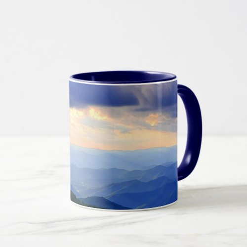 Cloudy Blue Ridge Mountains Mug