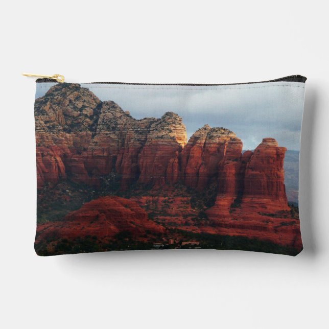 Cloudy Coffee Pot Rock in Sedona Arizona Accessory Pouch (Front)
