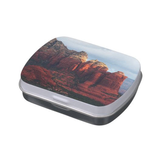 Cloudy Coffee Pot Rock in Sedona Arizona Candy Tin (Side)