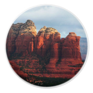Cloudy Coffee Pot Rock in Sedona Arizona Ceramic Knob