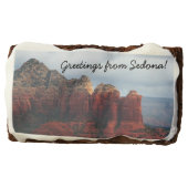 Cloudy Coffee Pot Rock in Sedona Arizona Chocolate Brownie (Front)