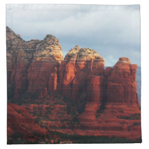 Cloudy Coffee Pot Rock in Sedona Arizona Cloth Napkin