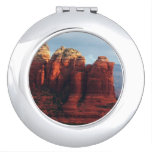 Cloudy Coffee Pot Rock in Sedona Arizona Compact Mirror