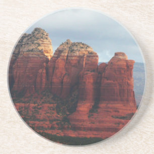 Cloudy Coffee Pot Rock in Sedona Arizona Drink Coaster