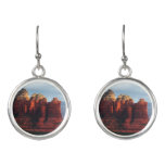 Cloudy Coffee Pot Rock in Sedona Arizona Earrings