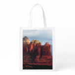 Cloudy Coffee Pot Rock in Sedona Arizona Grocery Bag