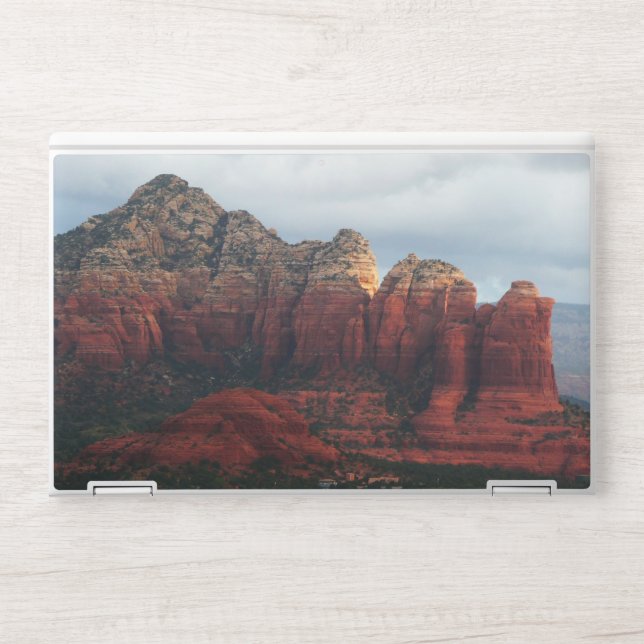 Cloudy Coffee Pot Rock in Sedona Arizona HP Laptop Skin (Front)