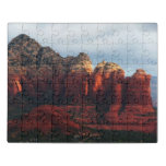 Cloudy Coffee Pot Rock in Sedona Arizona Jigsaw Puzzle