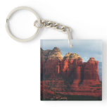 Cloudy Coffee Pot Rock in Sedona Arizona Keychain