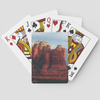 Cloudy Coffee Pot Rock in Sedona Arizona Poker Cards