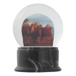 Cloudy Coffee Pot Rock in Sedona Arizona Snow Globe