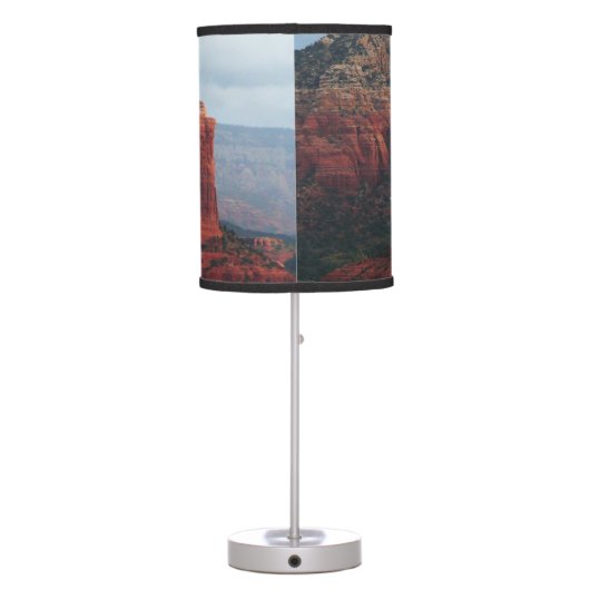 Cloudy Coffee Pot Rock in Sedona Arizona Table Lamp (Back)