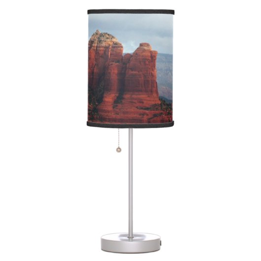 Cloudy Coffee Pot Rock in Sedona Arizona Table Lamp (Right)