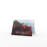 Cloudy Coffee Pot Rock in Sedona Arizona Thank You Card
