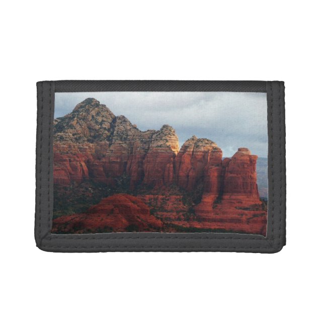 Cloudy Coffee Pot Rock in Sedona Arizona Trifold Wallet (Front)