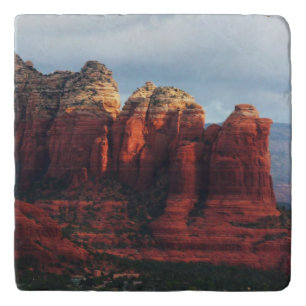 Cloudy Coffee Pot Rock in Sedona Arizona Trivet