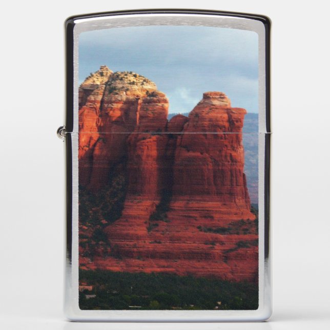 Cloudy Coffee Pot Rock in Sedona Arizona Zippo Lighter (Front)