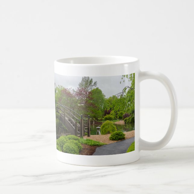 Cloudy Day Garden Stroll Coffee Mug (Right)