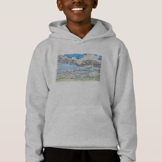 Cloudy day hoodie (Front)