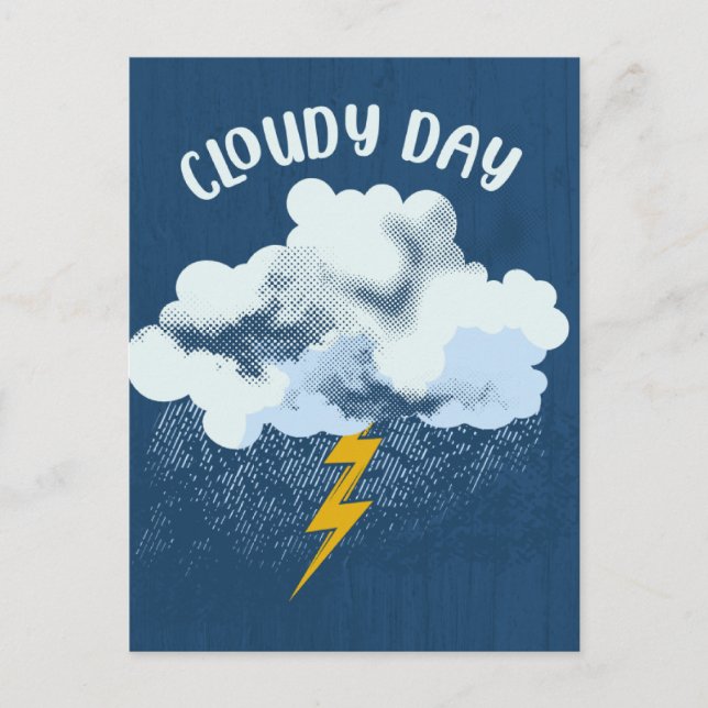 Cloudy Day Postcard (Front)