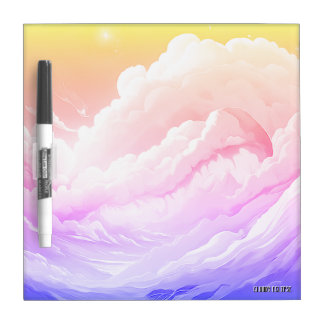 Cloudy Eclipse Colorful Ideas Dry Erase Board