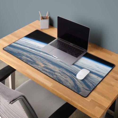 Cloudy Formations In The South Indian Ocean Desk Mat