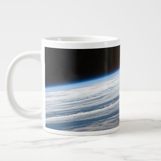 Cloudy Formations In The South Indian Ocean. Giant Coffee Mug (Left)