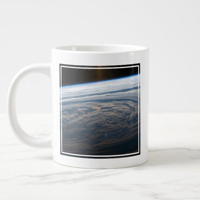Cloudy Formations In The South Indian Ocean. Giant Coffee Mug (Left)