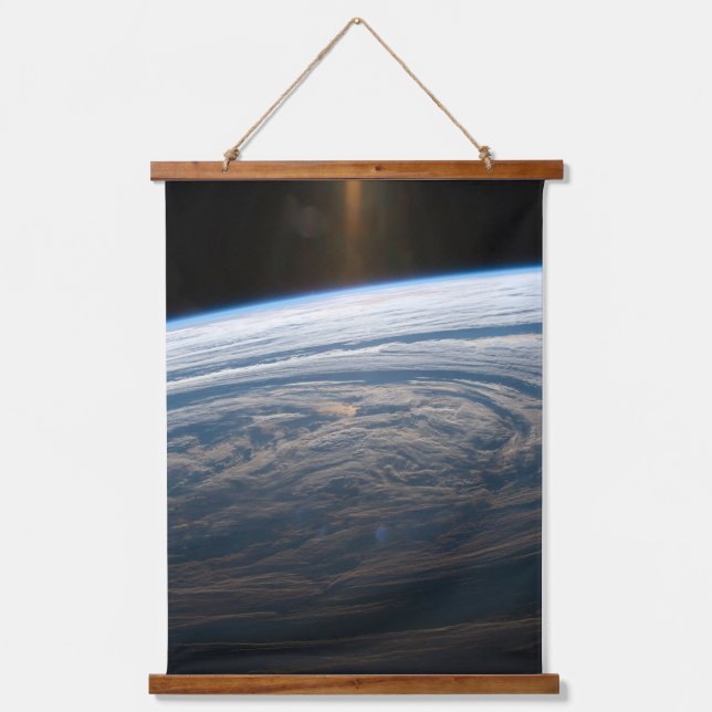 Cloudy Formations In The South Indian Ocean. Hanging Tapestry (Front)