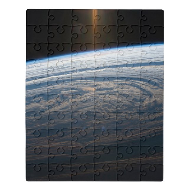 Cloudy Formations In The South Indian Ocean. Jigsaw Puzzle (Puzzle Vertical)