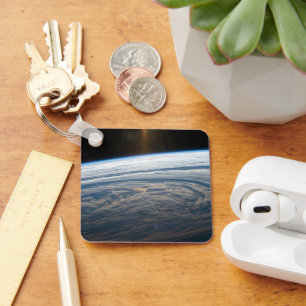 Cloudy Formations In The South Indian Ocean. Keychain