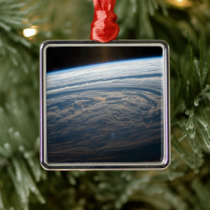 Cloudy Formations In The South Indian Ocean. Metal Ornament