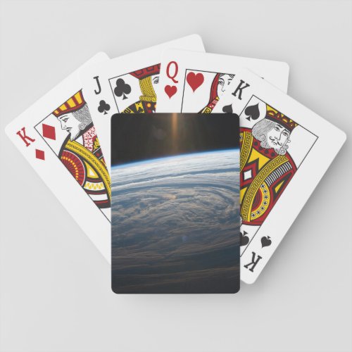 Cloudy Formations In The South Indian Ocean Playing Cards
