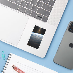 Cloudy Formations In The South Indian Ocean. Sticker