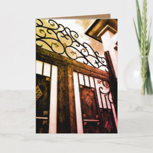Cloudy Gate Card
