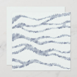 Cloudy Gray Zebra Eraser Scratch Art Card