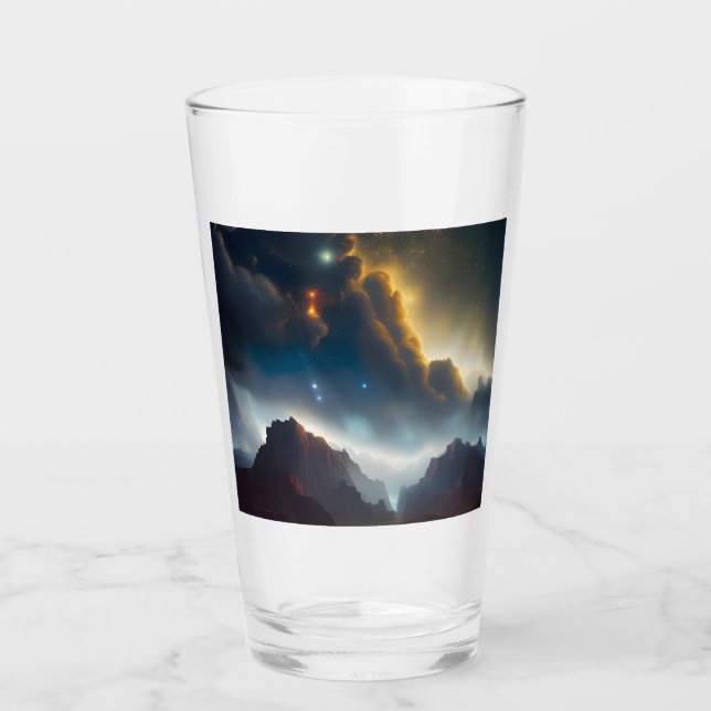 Cloudy Landscape  Glass (Front)