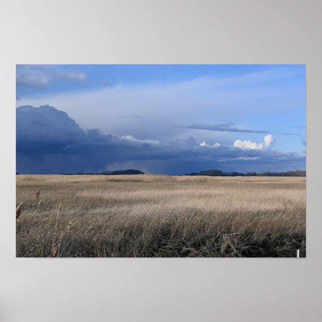 Cloudy Landscape Poster (Front)