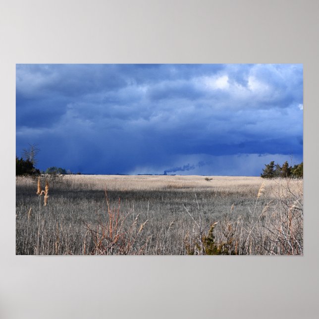 Cloudy Landscape Poster (Front)