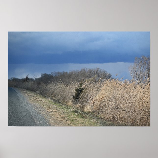 Cloudy Landscape Poster (Front)