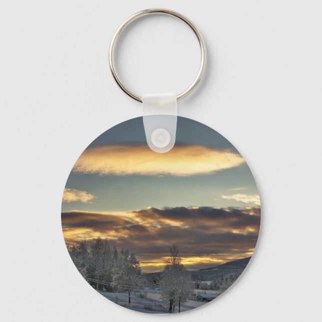 Cloudy Mothership Keychain (Front)