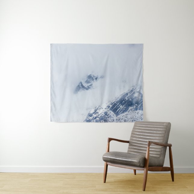 Cloudy mountains tapestry (In Situ (Horizontal))
