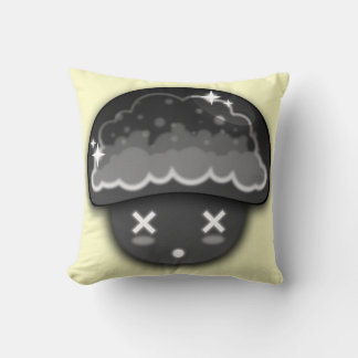 Cloudy Mushroom Throw Pillow Home Decor