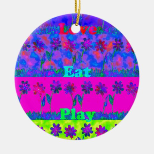 Cloudy Nice Day Better Nightpng Ceramic Ornament