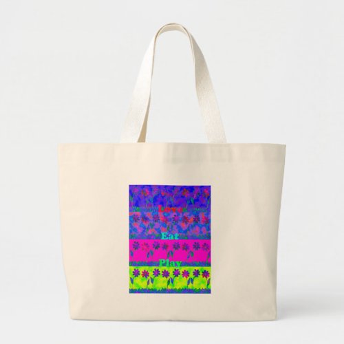 Cloudy Nice Day Better Nightpng Large Tote Bag