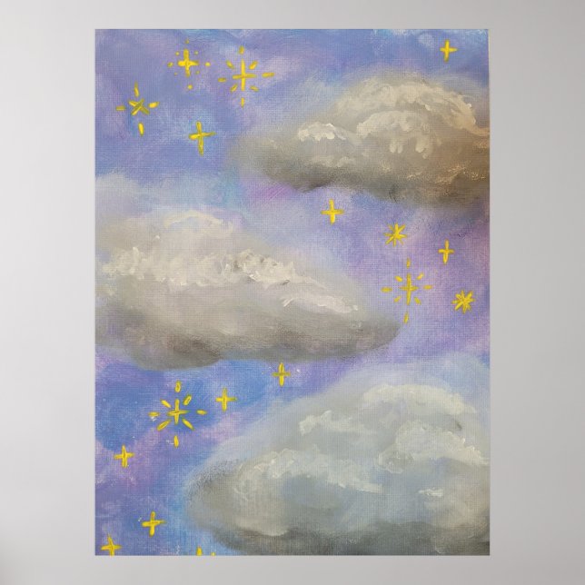 Cloudy nights poster (Front)