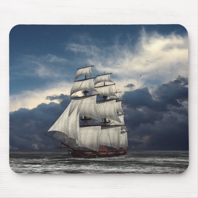 Cloudy Skies Mouse Pad (Front)