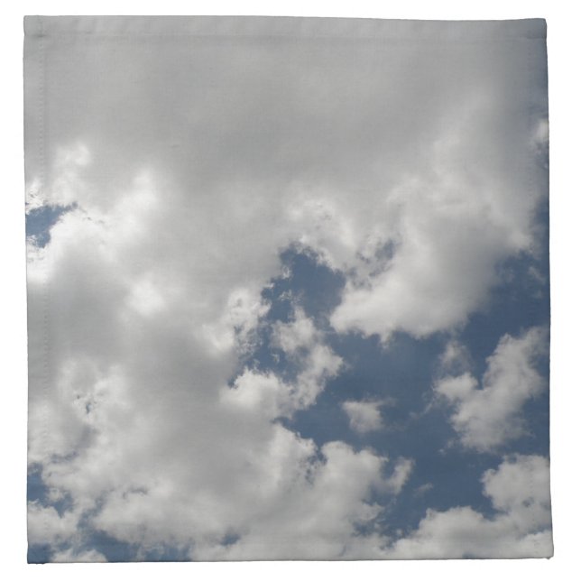 Cloudy Skies Napkin (Front)